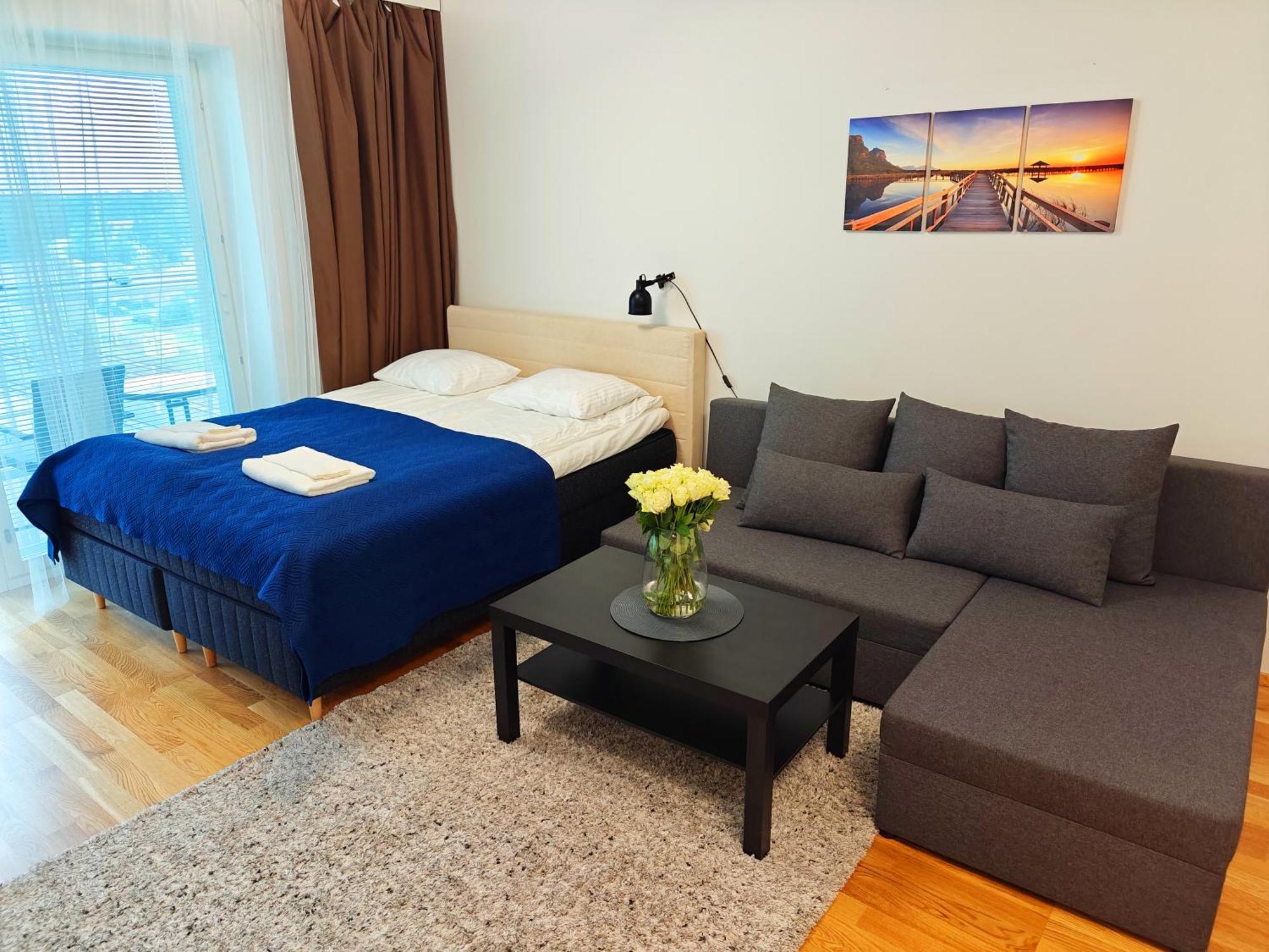 City Center 1R Studio With Perfect View, Parking Oulu Bagian luar foto